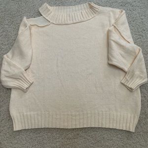 American eagle cream sweater